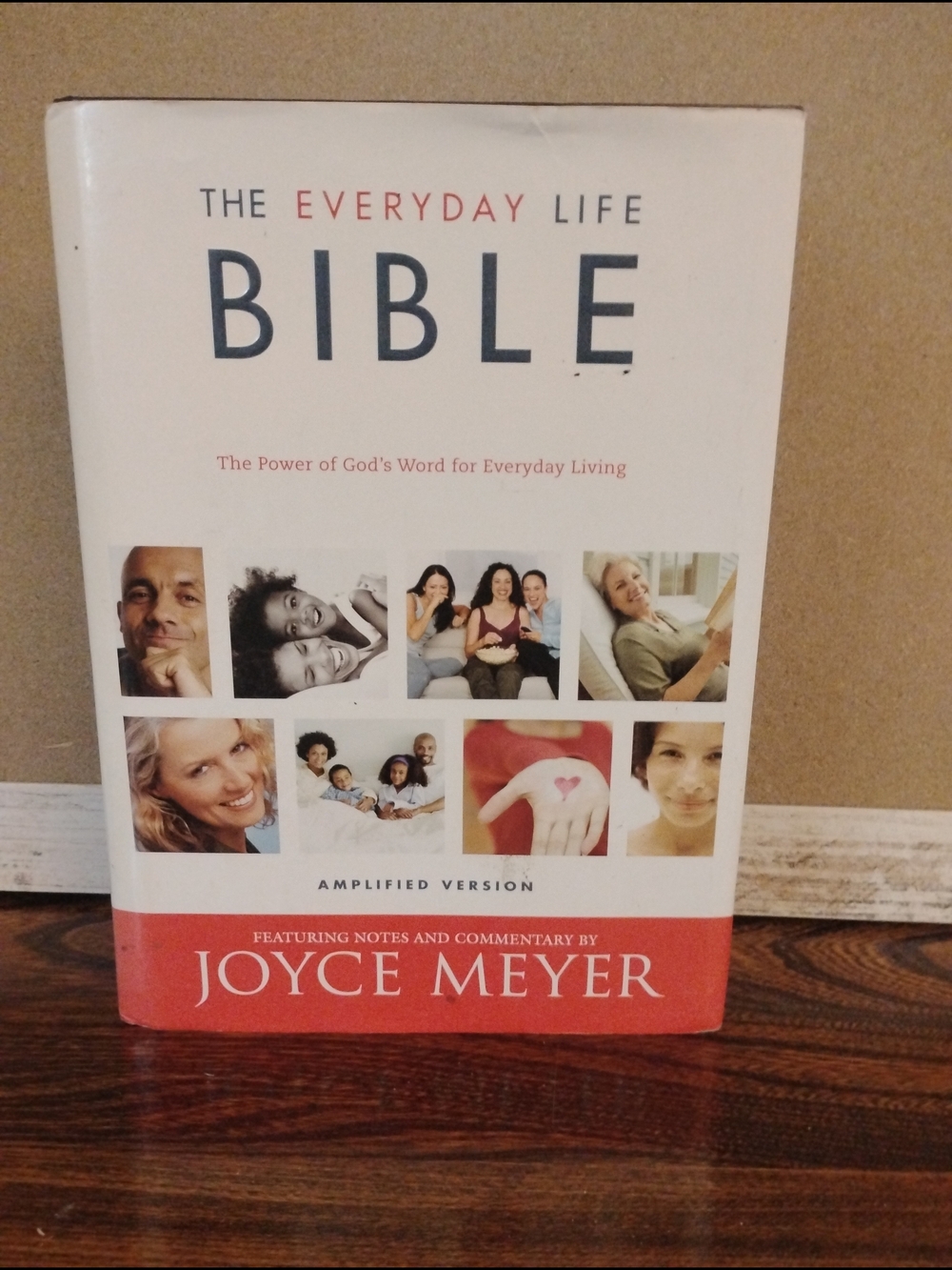 Joyce Meyer The Everyday Life Bible - White and Red Cover